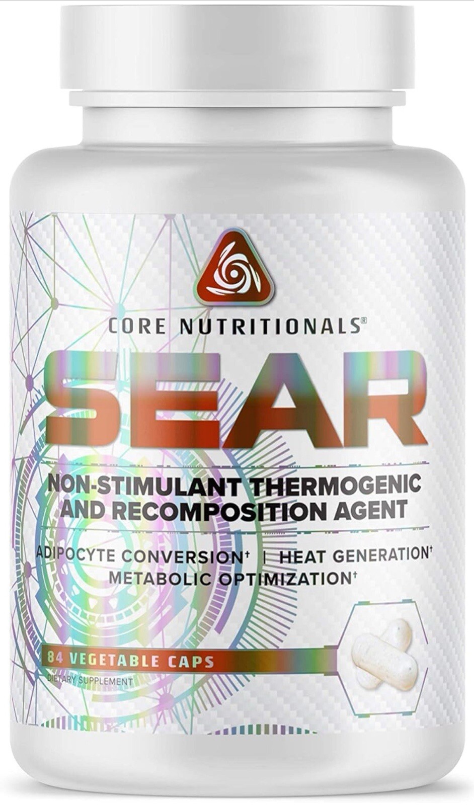 Core Nutritionals SEAR Non-Stimulant Thermogenic and Recomposition Agent 84 Caps
