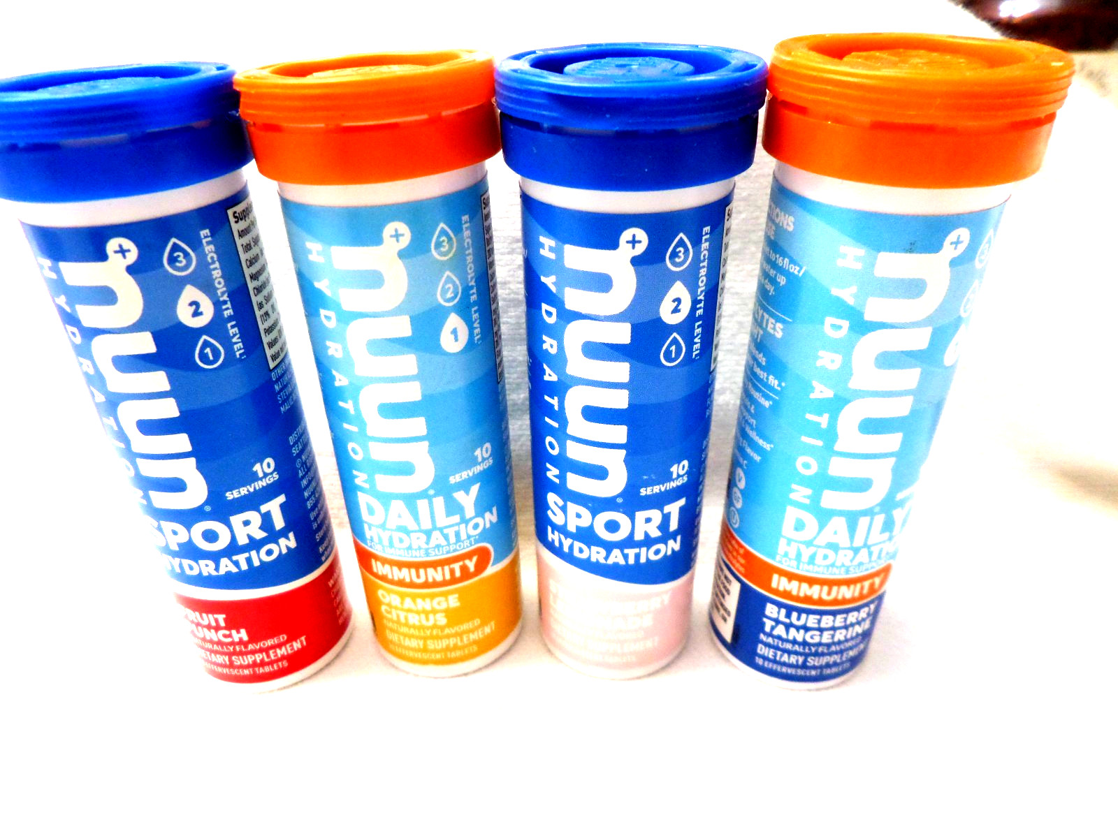 Nuun Sport Electrolyte Tablets Mix Flavor Hydration Multi-Pack ( 4) 40Ct