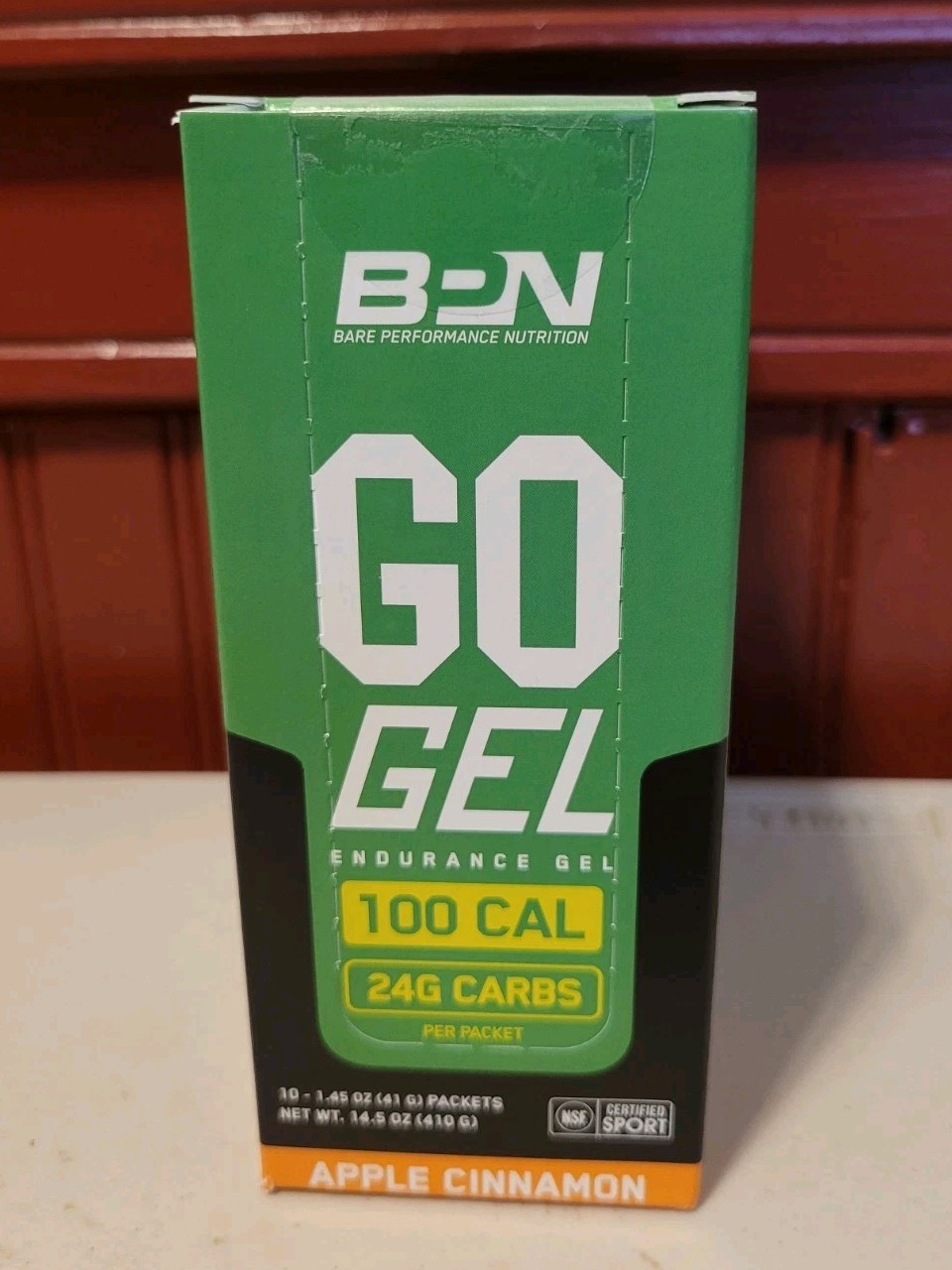 BJN Bare Performance Nutrition Go Gel Endurance Apple Cinnamon (10 Packets)
