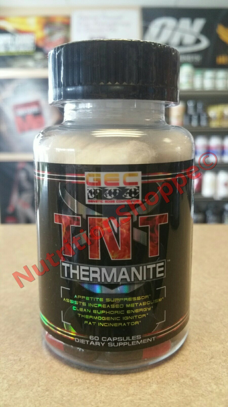 GEC TNT Thermanite 60 Caps Thermogenic Fat Burner Appetite Control Weight Loss