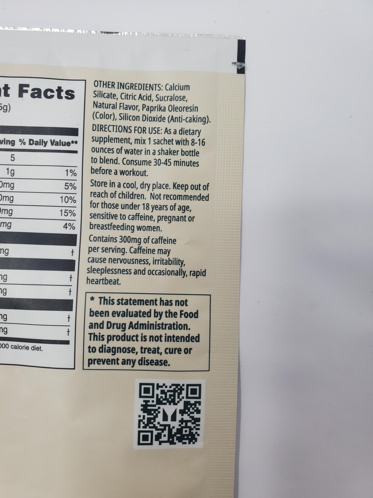 10pk Myprotein Origin Pre-Workout Orange Powder Sachets 0.6oz Exp 08/26
