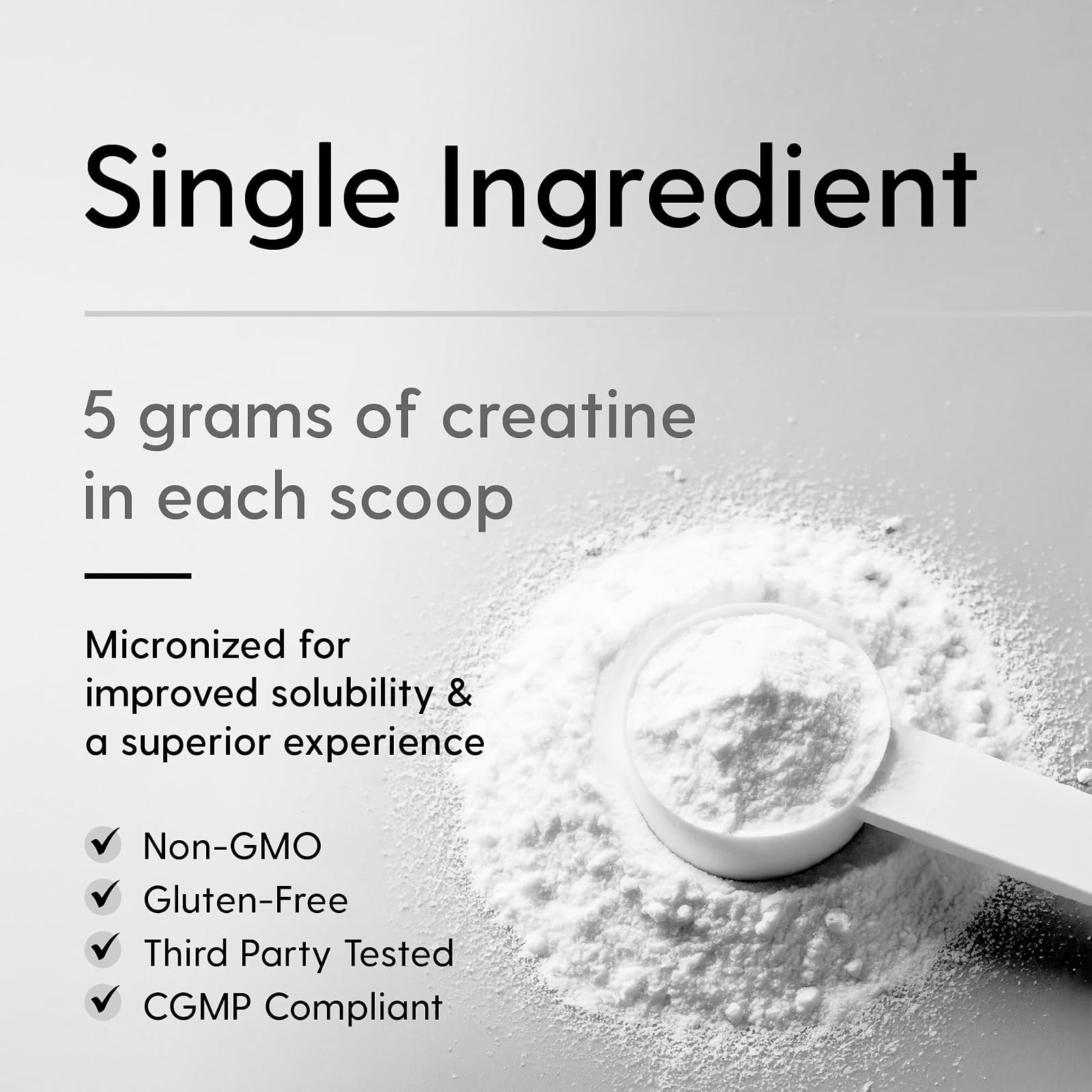 HEARTHY FOODS Creatine Monohydrate Powder 500G Unflavored 100 Servings