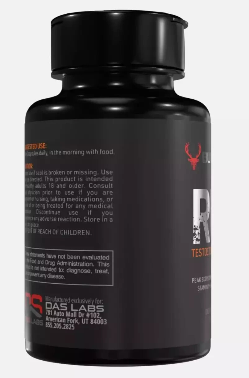 BUCKED UP RUT TESTOSTERONE BOOSTER 30 Servings Hormone Balance FREE SHIPPING