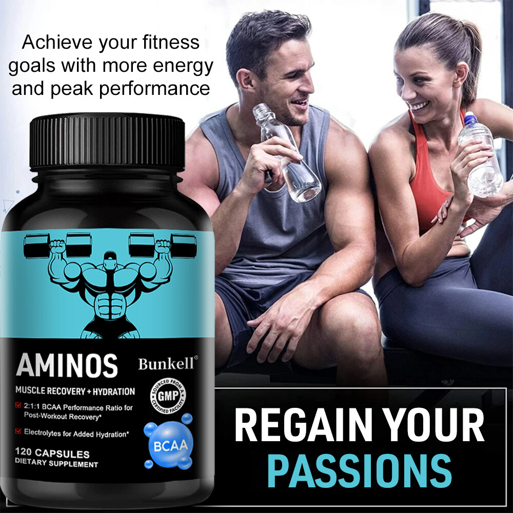 BCAA, Muscle Growth & Booster, Pre-Workout 30 To 120 Servings Energy Focus