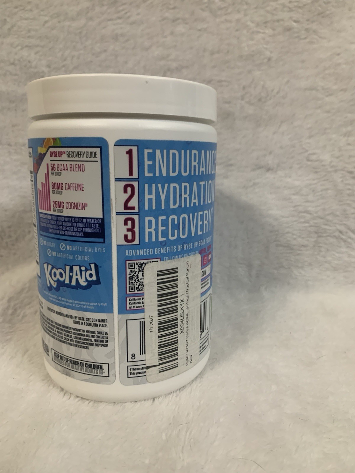 RYSE – Kool Aid Tropical Punch Flavor – Element Series BCAA Focus – 30 Servings!