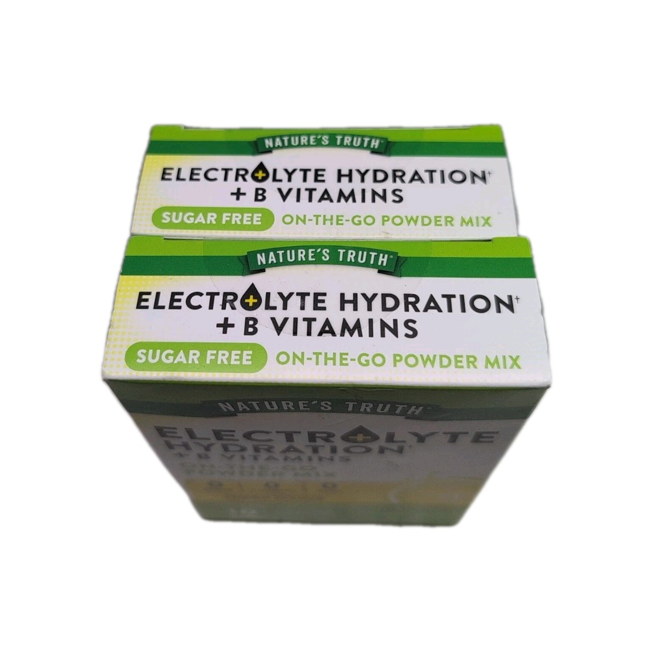 (2) Nature’s Truth Electrolyte Hydration Lemon 10 Stick Packs Each. Exp 02/2027