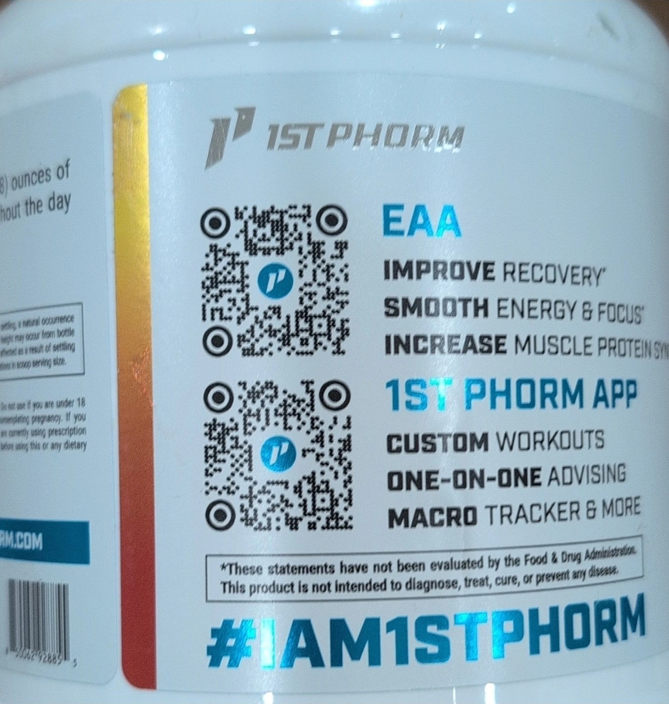 1st Phorm EAA Essential Amino Acids Tropical Mango 60 Servings Sealed Exp 07/27!