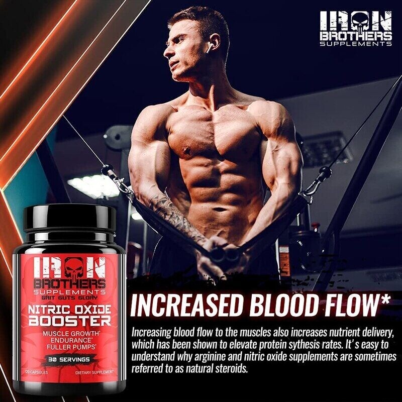Nitric Oxide Booster Enhancement Supplements Enhanced Performance 30-120 Pills