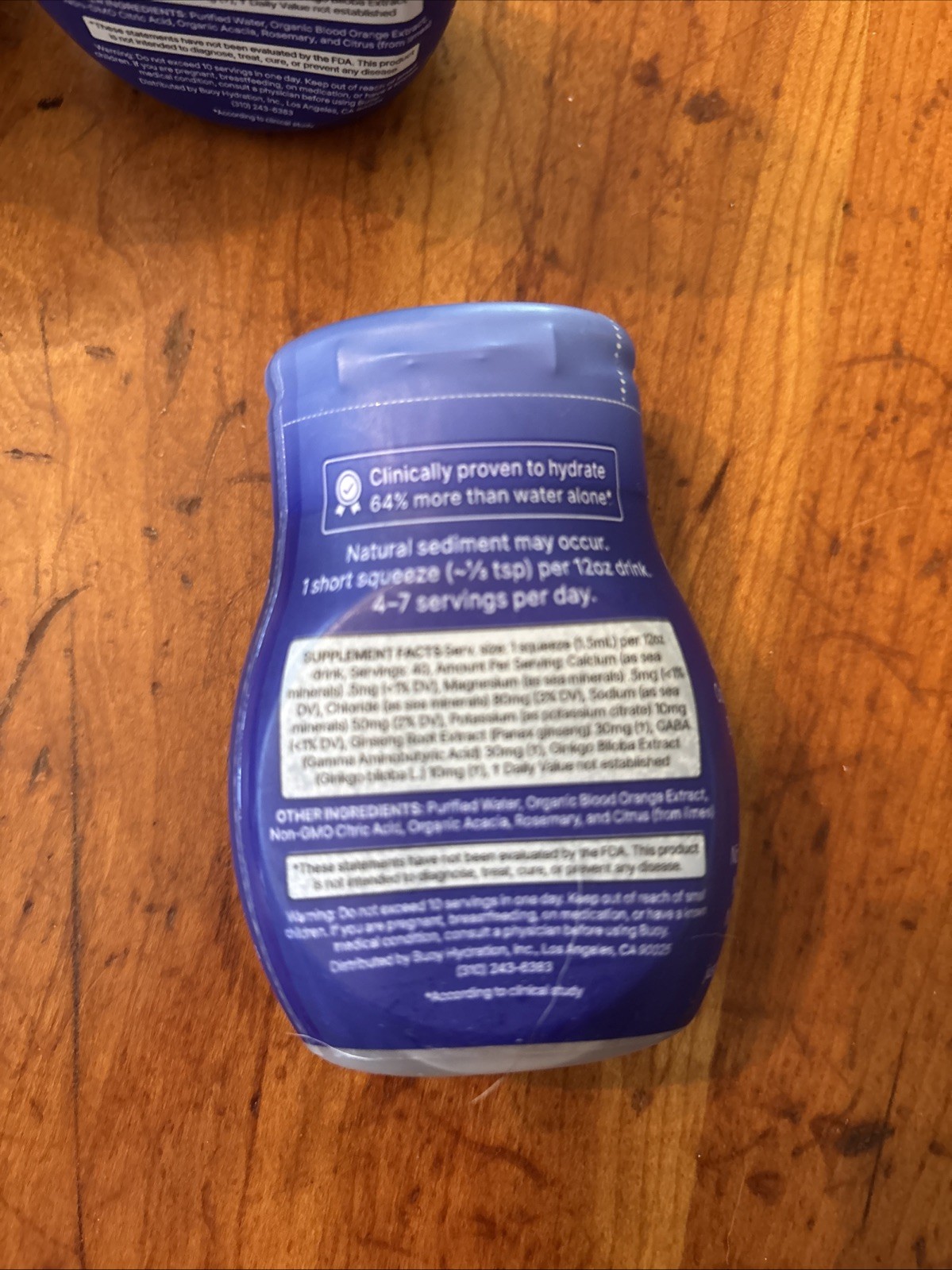 Buoy Brain Health Drops Unflavored Electrolytes 2oz 3pk