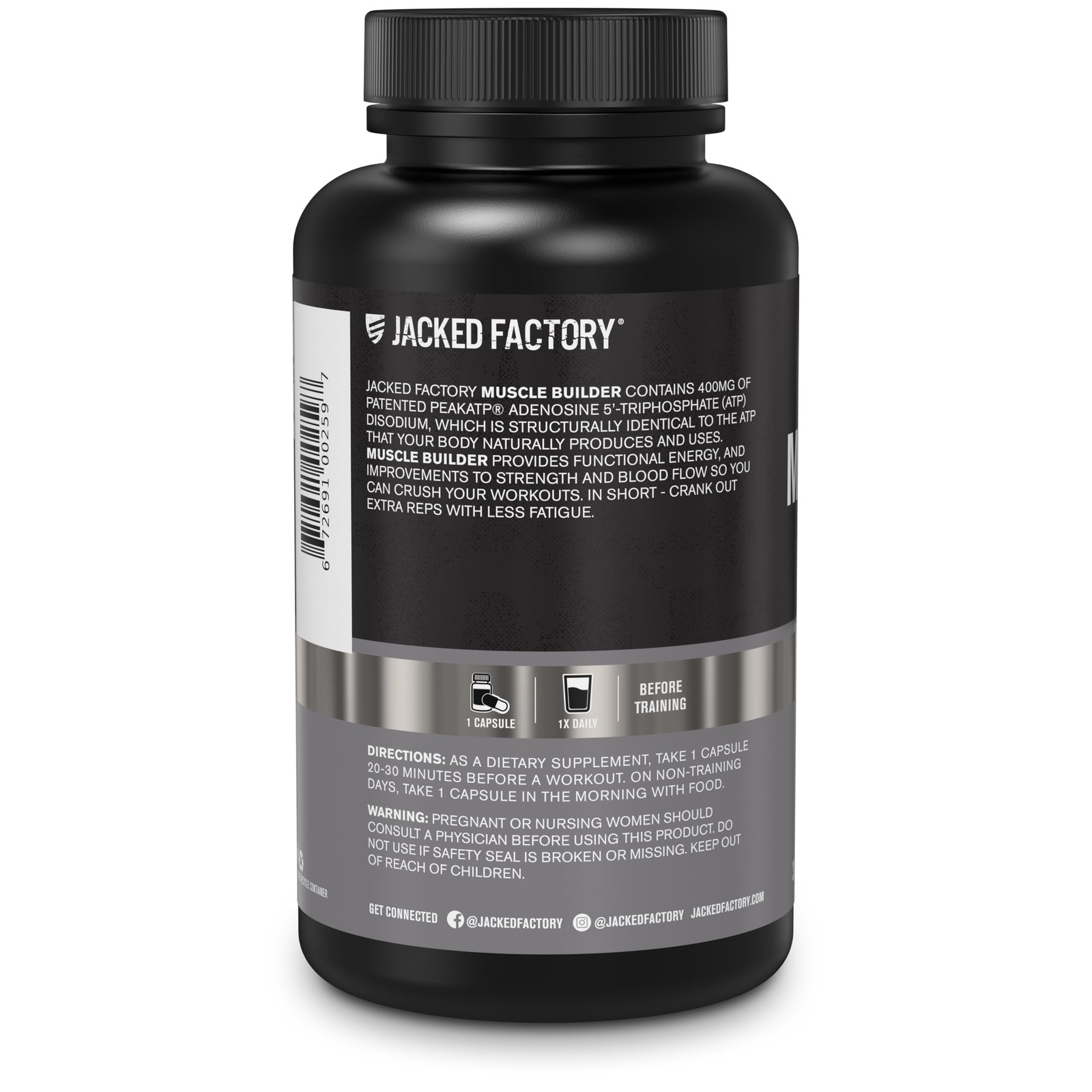 Essentials Muscle Builder – ATP Muscle Builder for Men with Peak ATP to Support