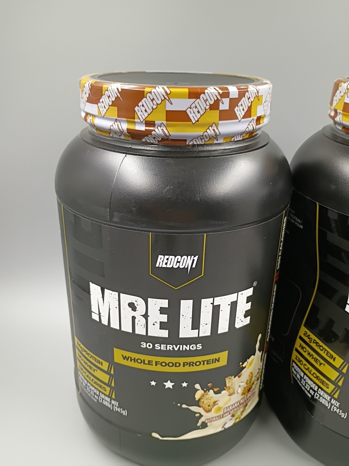 Lot Of 2 Redcon1 MRE Lite Whole Food Protein Powder – Banana Nut Bread ~Exp 7/27