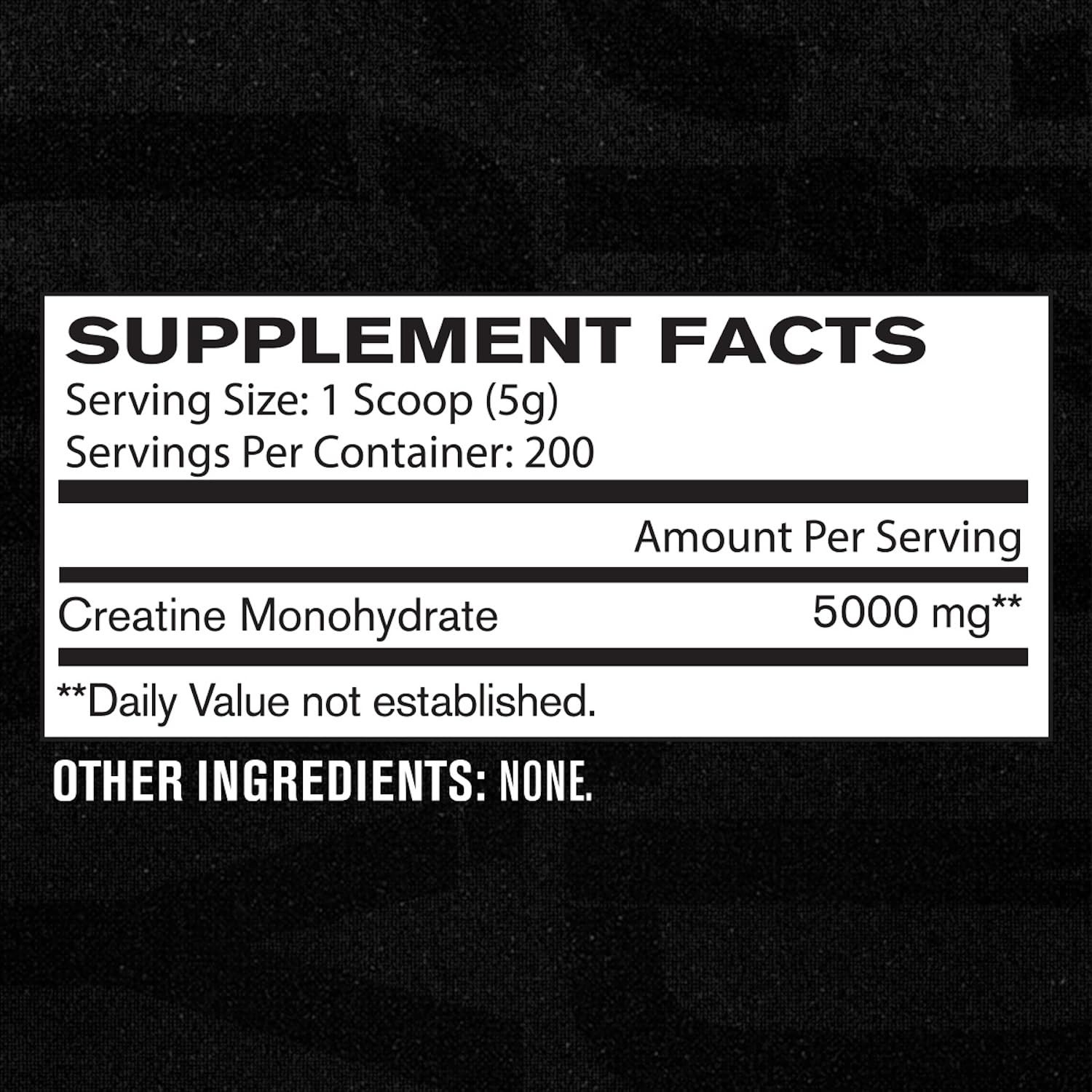 Creatine Monohydrate Powder 1000g – 5g Daily Creatine Supplement for Men and Wom