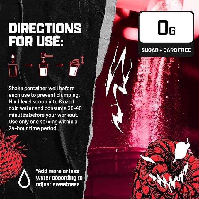 Nutrex Outrage Ultra Stim Pre Workout Powder 30 Servings Various Flavors