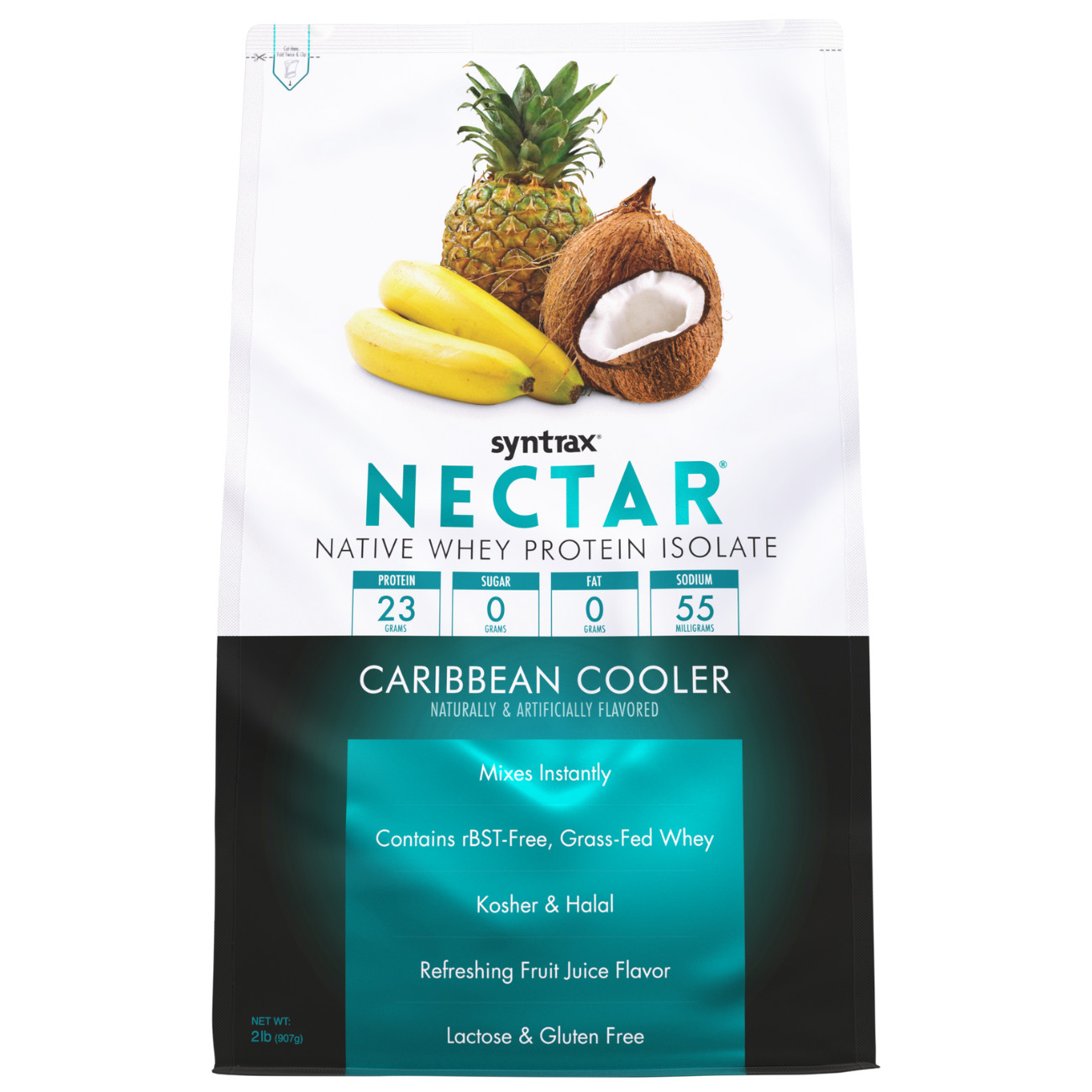 Syntrax Nectar 2lb Protein Powder – Caribbean Cooler