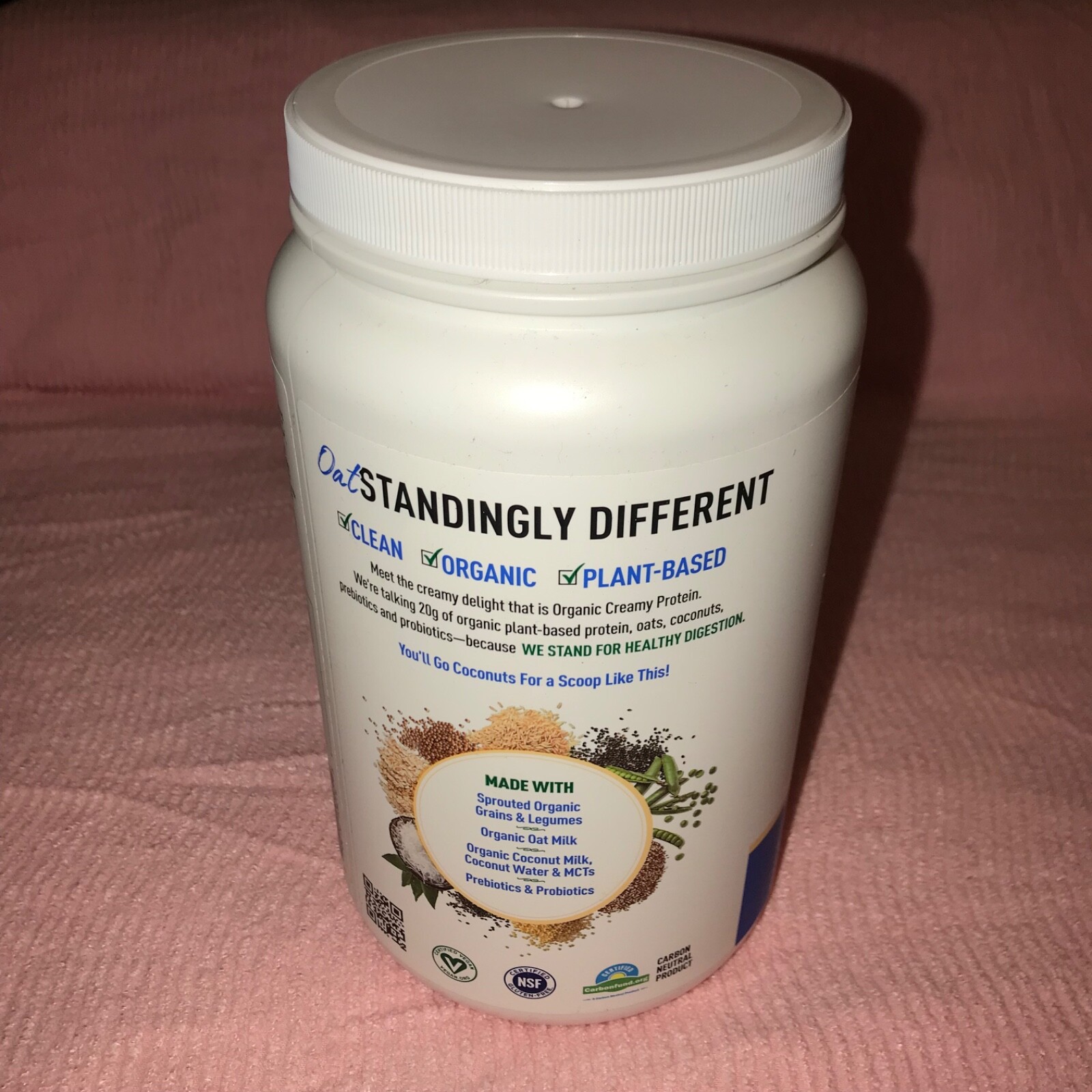 Garden of Life Organic Creamy Protein Oatmilk Powder Vanilla Cookie NEW 11/2025