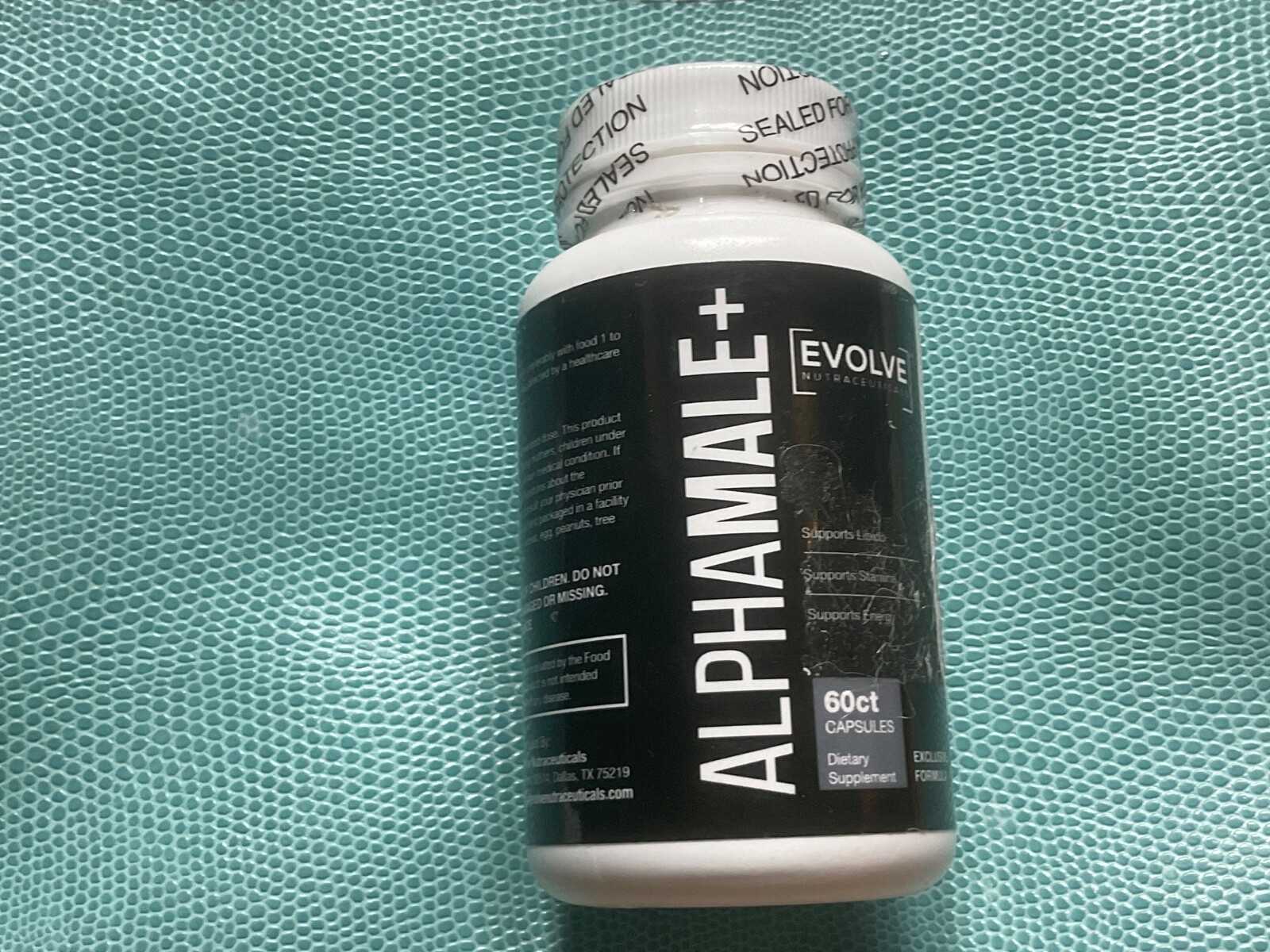 Evolve Nutraceuticals AlphaMale+ – 60 Capsules Exp 12/25