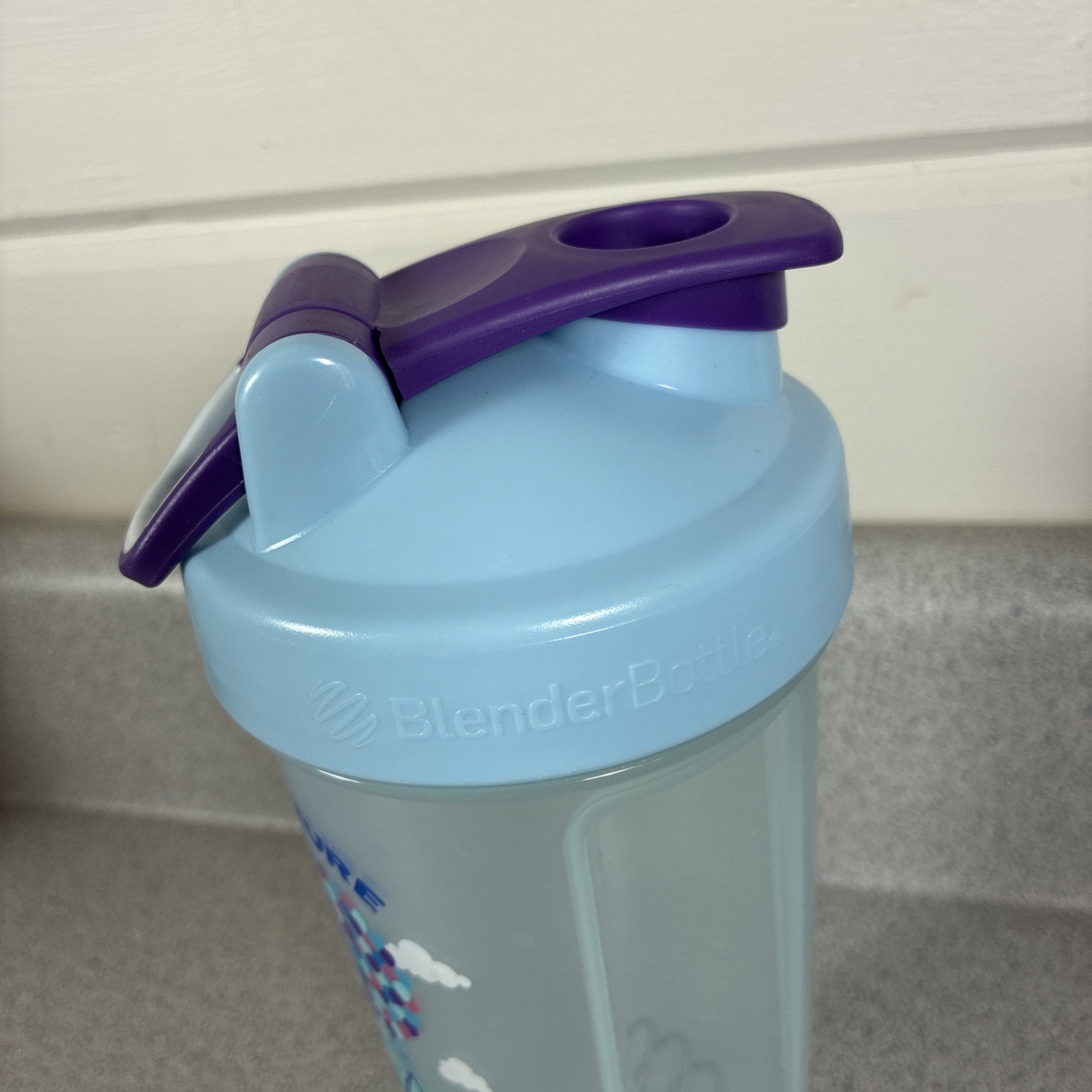 BlenderBottle Run Disney Parks Up House Water Bottle Protein Shaker Pixar Rare