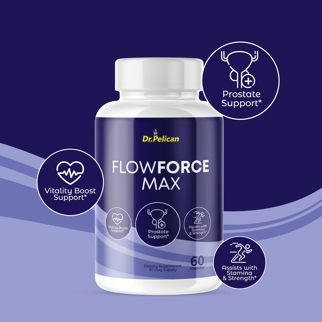 Flowforce Max- Prostate Support- 4 Bottles- 240 Capsules