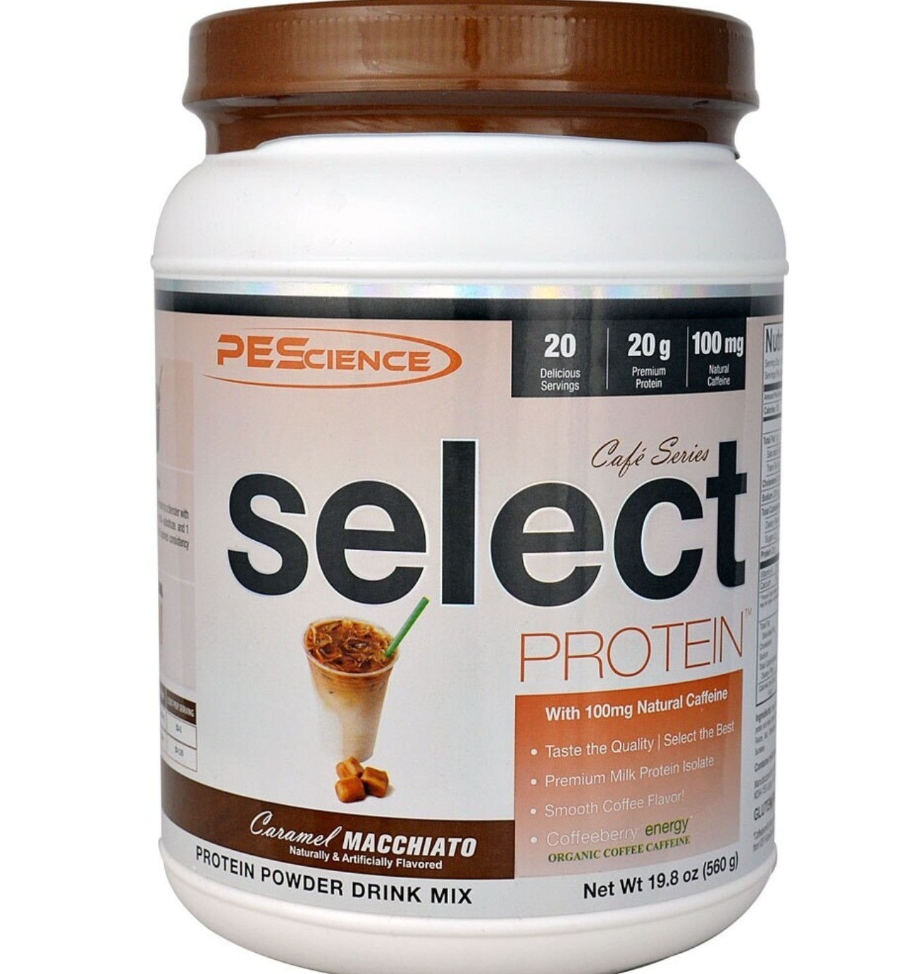 PESCIENCE SELECT PROTEIN Café Series 1.4 lb (20 Serv) Carmel Mach BEST BY 11/26