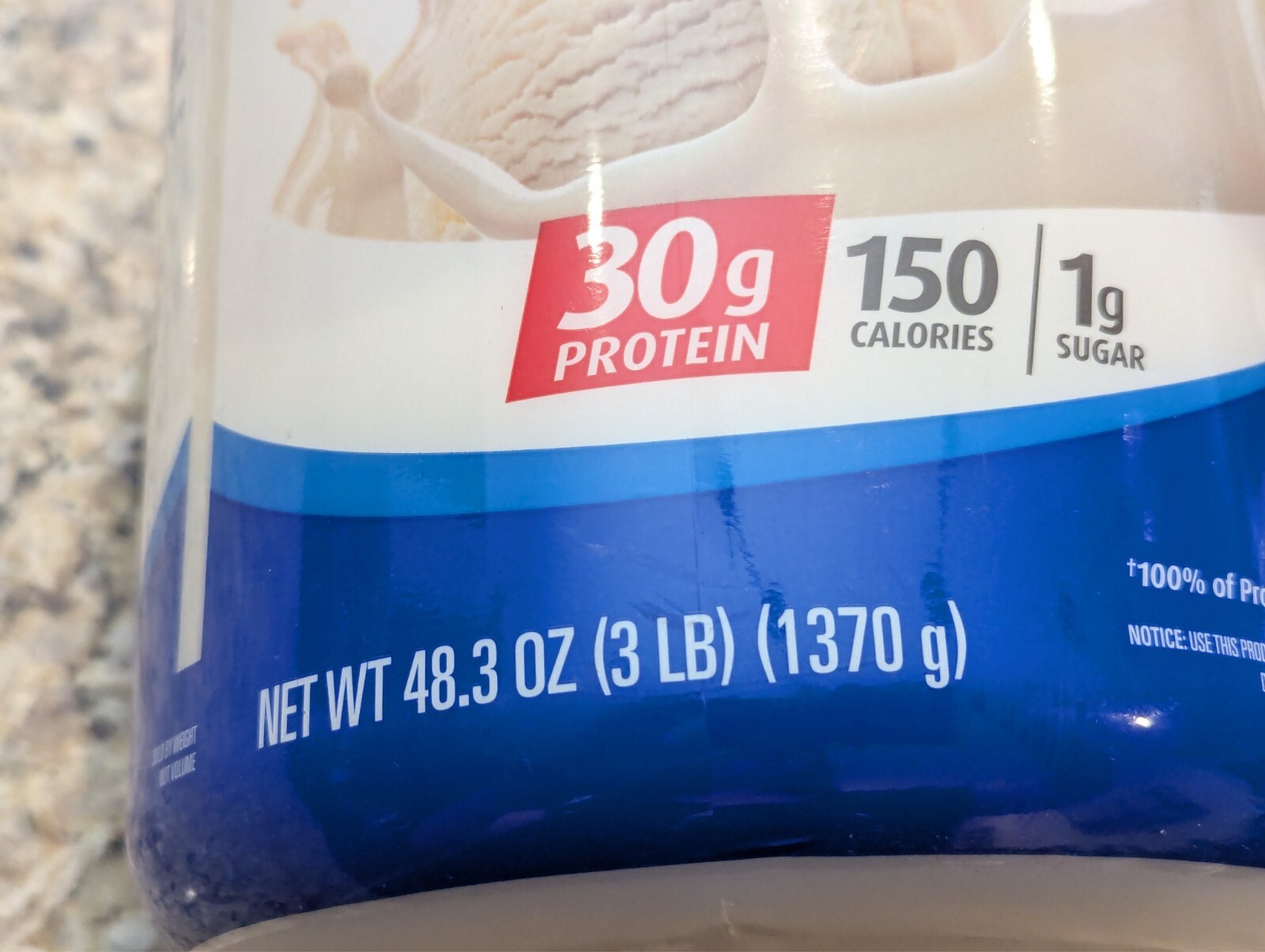 Premier Protein 100% Whey Protein Powder 30g Vanilla Milkshake 48.3 oz exp: 2/27