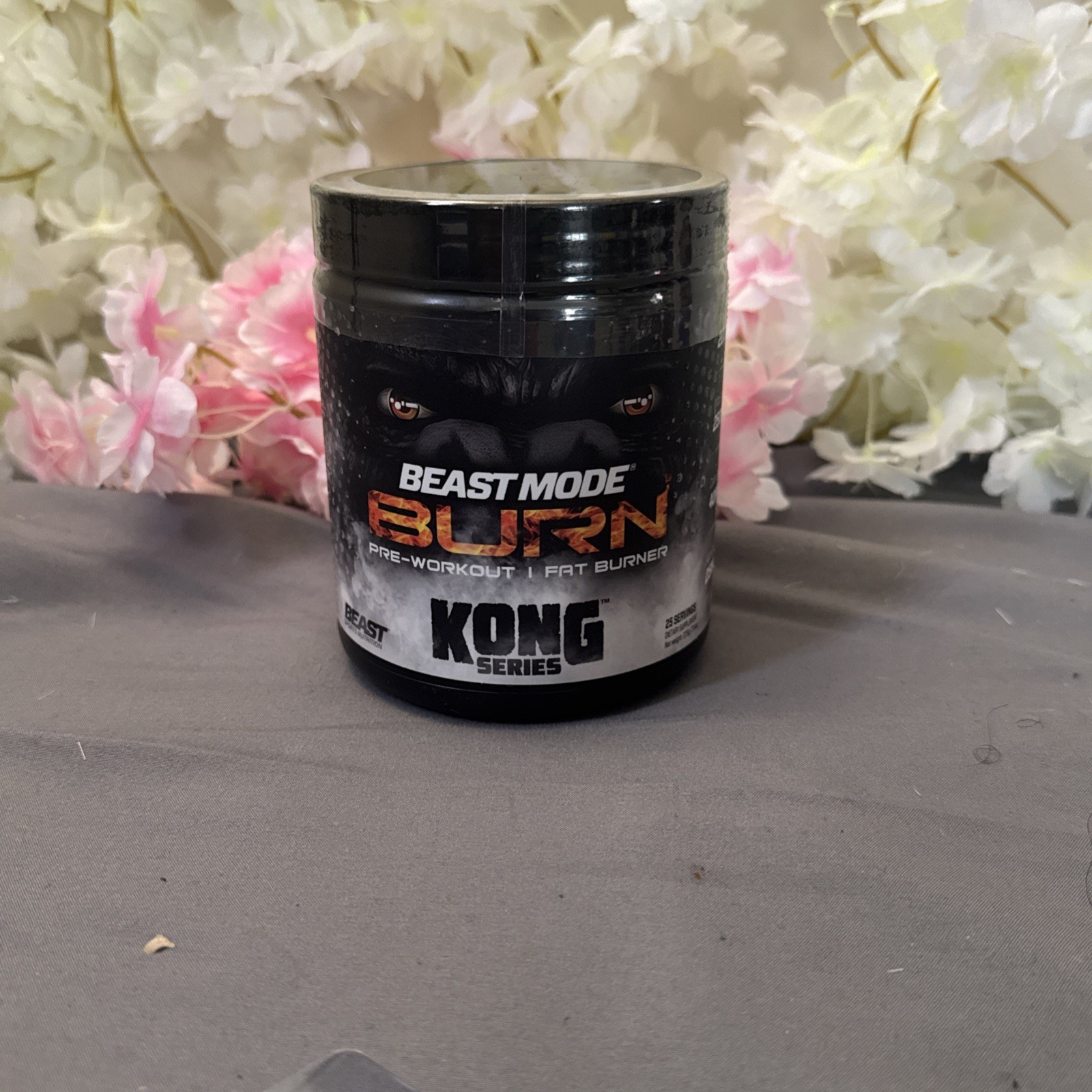 Beast Mode Pre Workout Peach Sangria Kong Energy Fat Burner 7.9 oz Exp 12/26