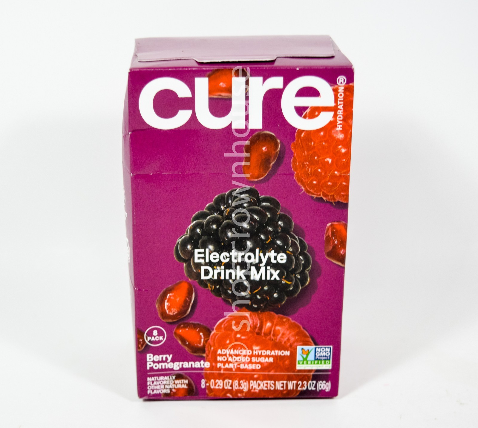 2 CURE Electrolyte Drink Mix 8ct Berry Pomegranate box 12/02/2026