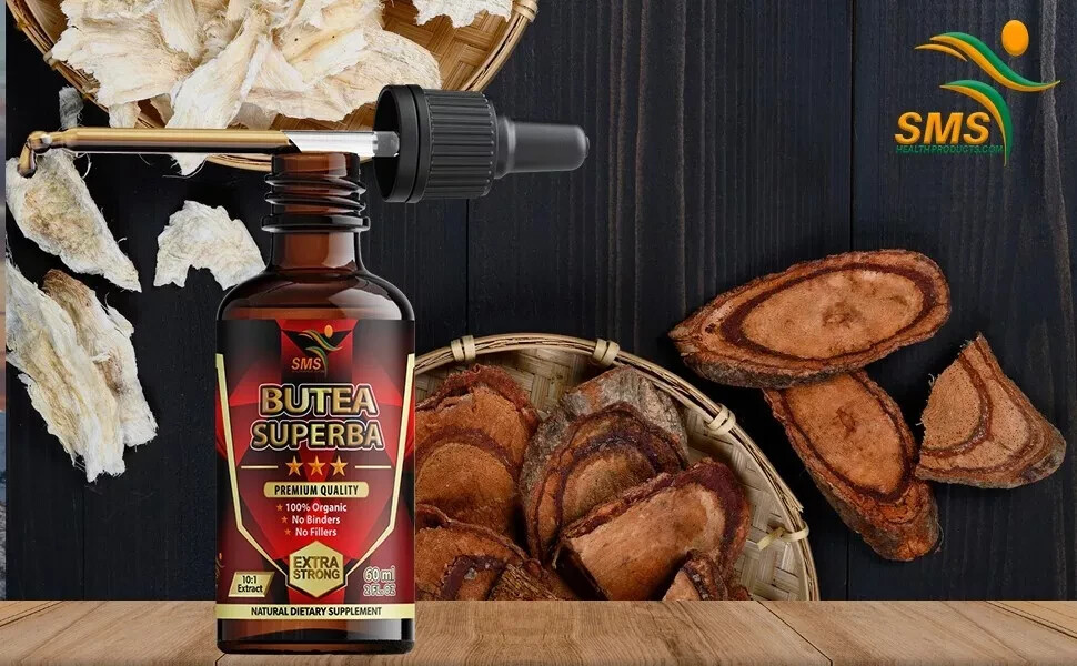 Butea Superba Tincture Herbal Drops Men’s Dietary Supplement 2 Fl Oz By SMS