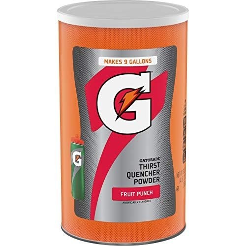Sports Drink Powder Fruit Punch 76.5 Oz 9 Gallons Electrolyte Hydration