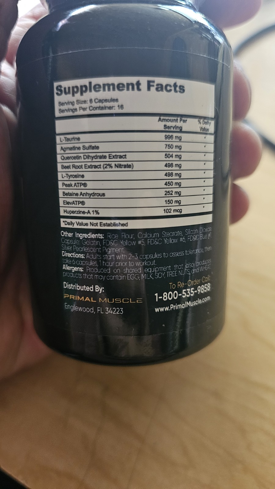 Primal Muscle Supplements Pack 4 Type Items