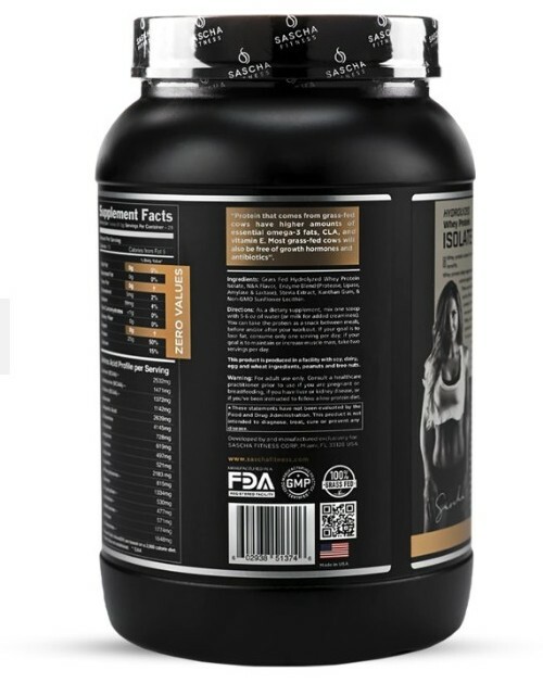 HYDROLYZED WHEY PROTEIN ISOLATE CARAMEL By Sascha Fitness