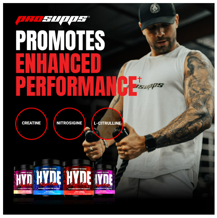ProSupps Mr. Hyde Signature Pre-Workout Powder Blue Razz 14.7 oz