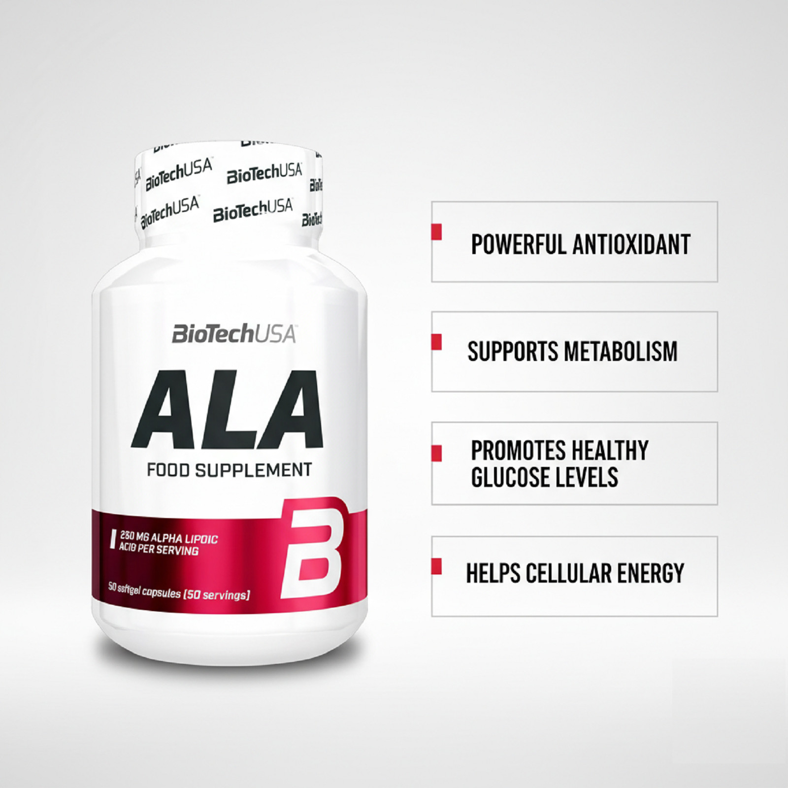 ALA – BIOTECH – Antioxidant support for energy, metabolism and heart health