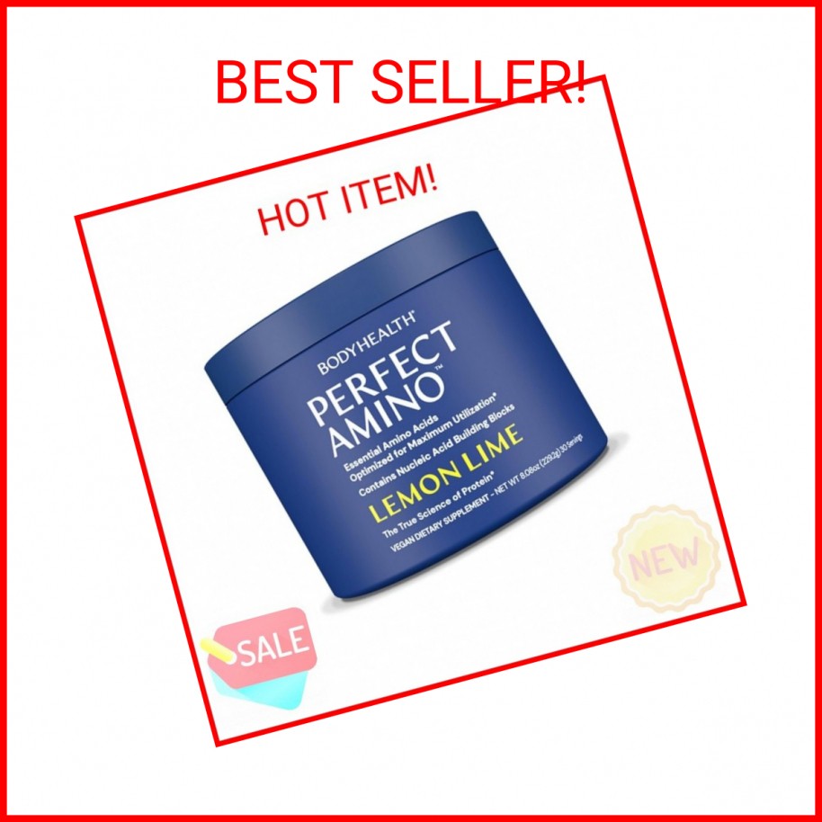 BodyHealth PerfectAmino Powder – BCAA and EAA Powder for Pre and Post Workout –