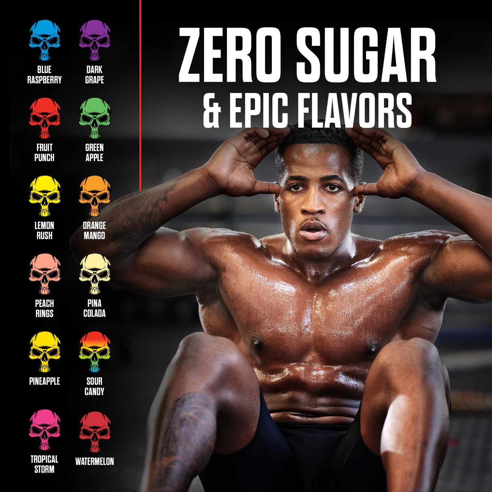 JNX SPORTS The Curse! Pre Workout Powder for Men & Women, Caffeine, Beta-Alanine