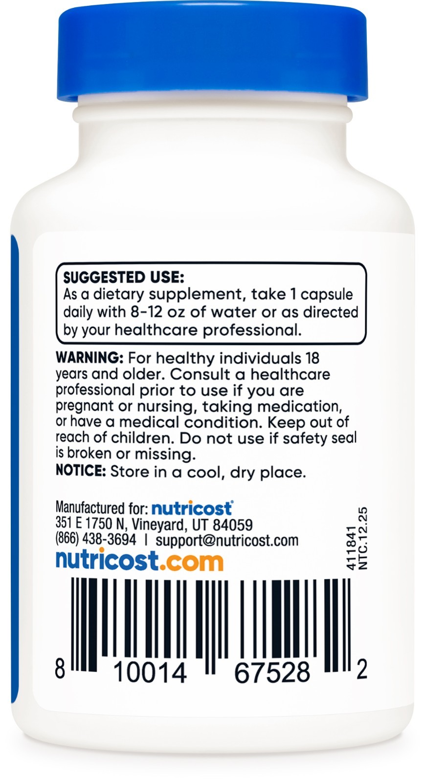 Nutricost TUDCA Pills, 250mg Per Capsule, 30 Capsules