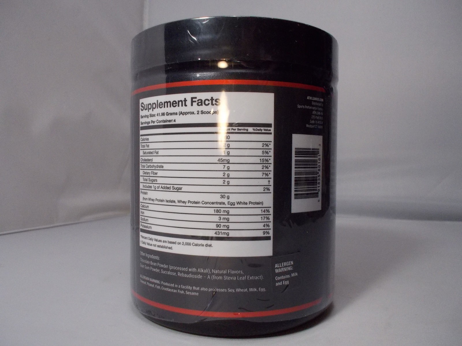 NOS PRO30G 30G Whey Protein Chocolate Coconut Net WT .37LBS Sealed Free S&H