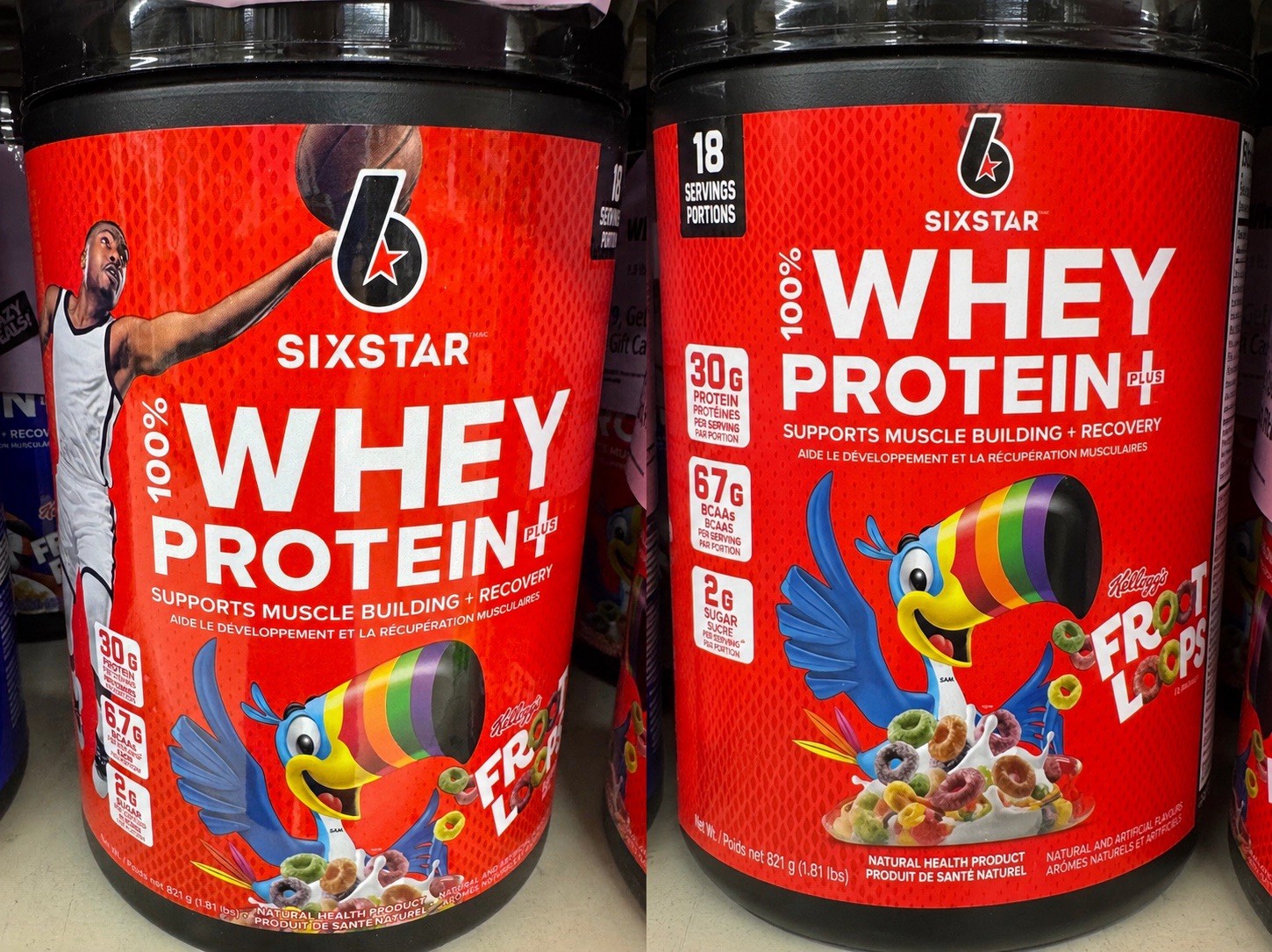 Two Six Star 100% Whey 30G Protein Plus Froot Loops Flavor 3.62lbs Exp 11/2028
