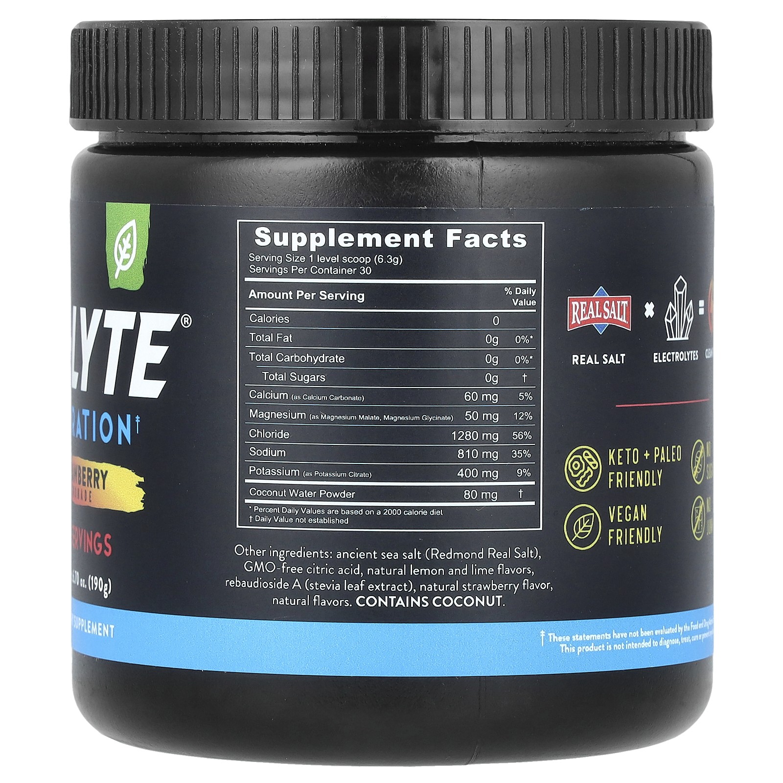 Re-Lyte® Hydration, Strawberry Lemonade, 6.7 oz (190 g)