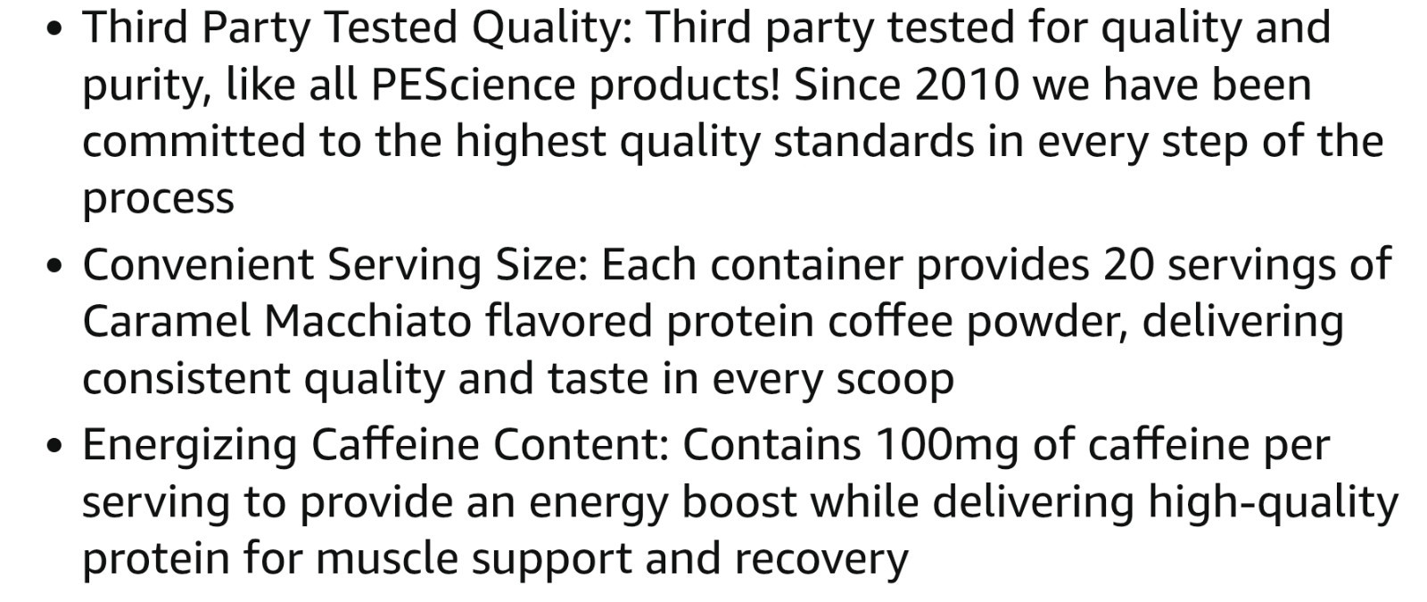 PESCIENCE SELECT PROTEIN Café Series 1.4 lb (20 Serv) Carmel Mach BEST BY 11/26