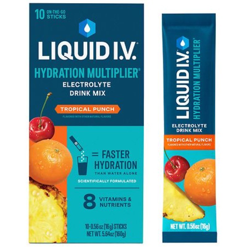 Hydration Multiplier Electrolyte Drink Mix Tropical Punch 0.56 oz