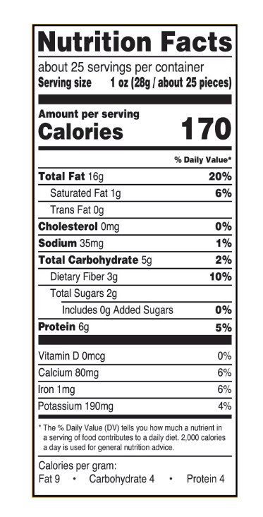 Great Value Oil Roasted Lightly Salted Almonds, 25 oz
