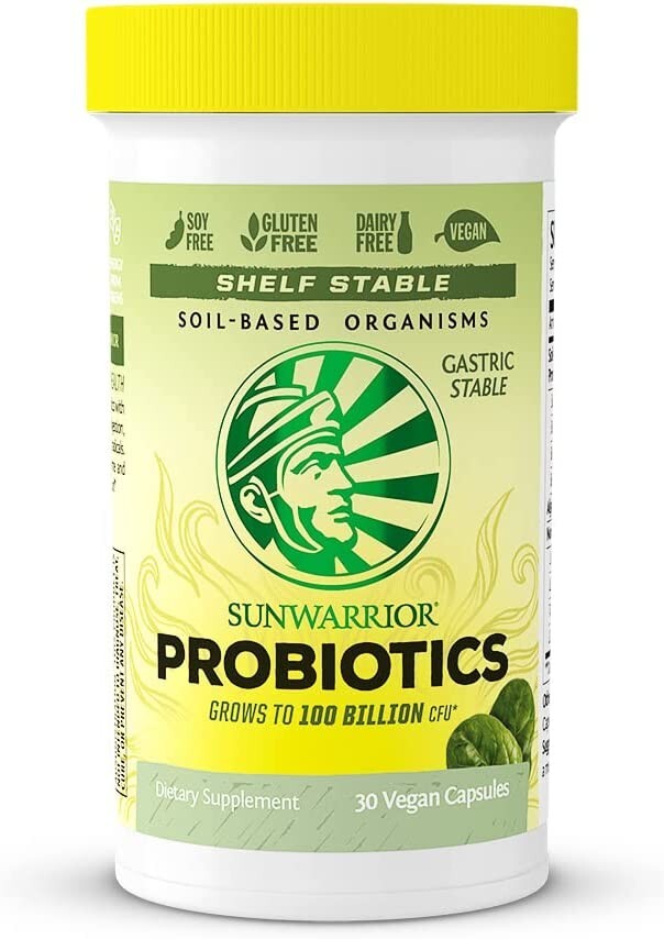 Sunwarrior Probiotics Plant Grows to 100 Billion CFU (30 Count)