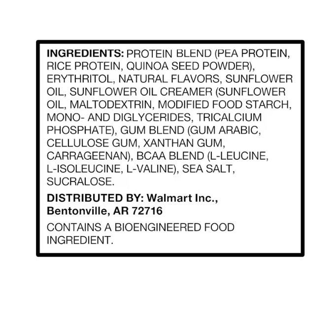 Equate Plant-Based Protein Supplement, Smooth Vanilla, 13.4 Ounces