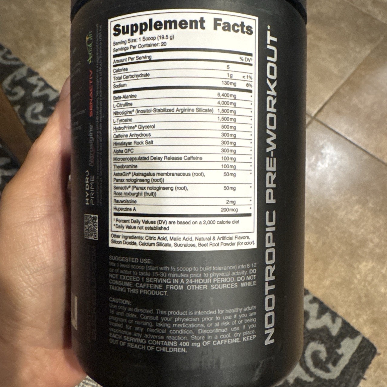 BUCKED UP MOTHER BUCKER PRE-WORKOUT Pump Focus Strength Energy High-Stimulant
