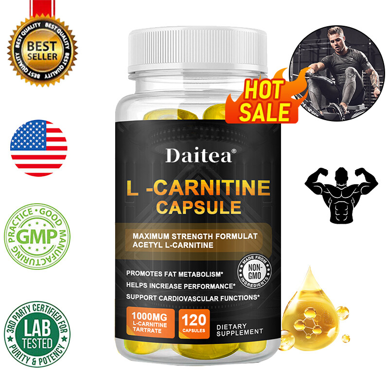 Acetyl L-CARNITINE Capsules 1000 mg Fat Burner Energy / Metabolism Booster