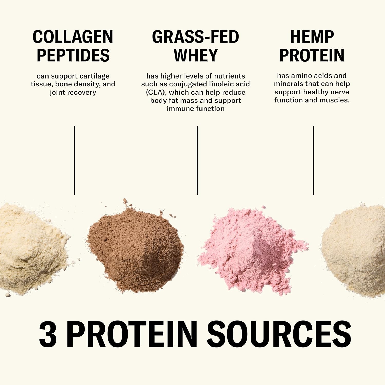 Whey Protein Powder 4 Flavor Variety Pack 24g Protein Collagen Peptides 12