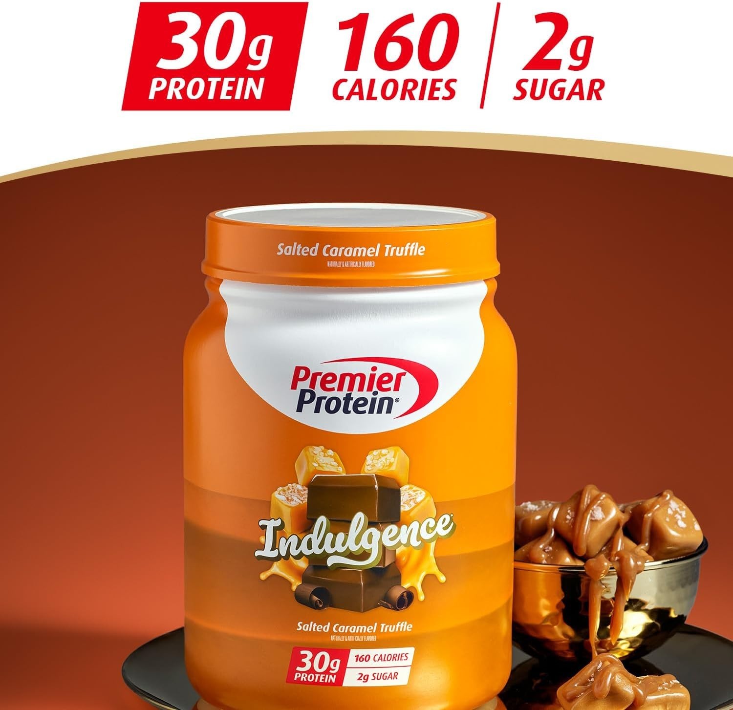 Premier Protein Salted Caramel Truffle Powder 17 Servings 30g Protein | 720g
