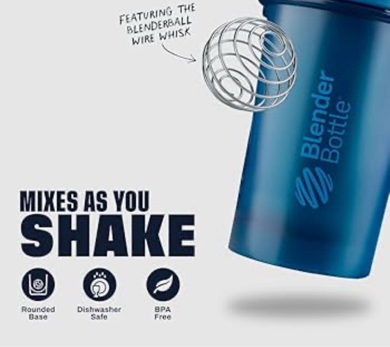 6 Quick Blender Shakercup – your Water Gym Bottle 20oz. Buy2 Get 4