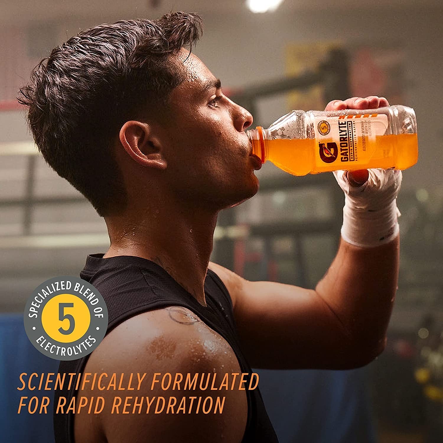 Gatorlyte Rapid Rehydration Electrolyte Drink, Lime Cucumber, 20 fl oz (12 Pack)