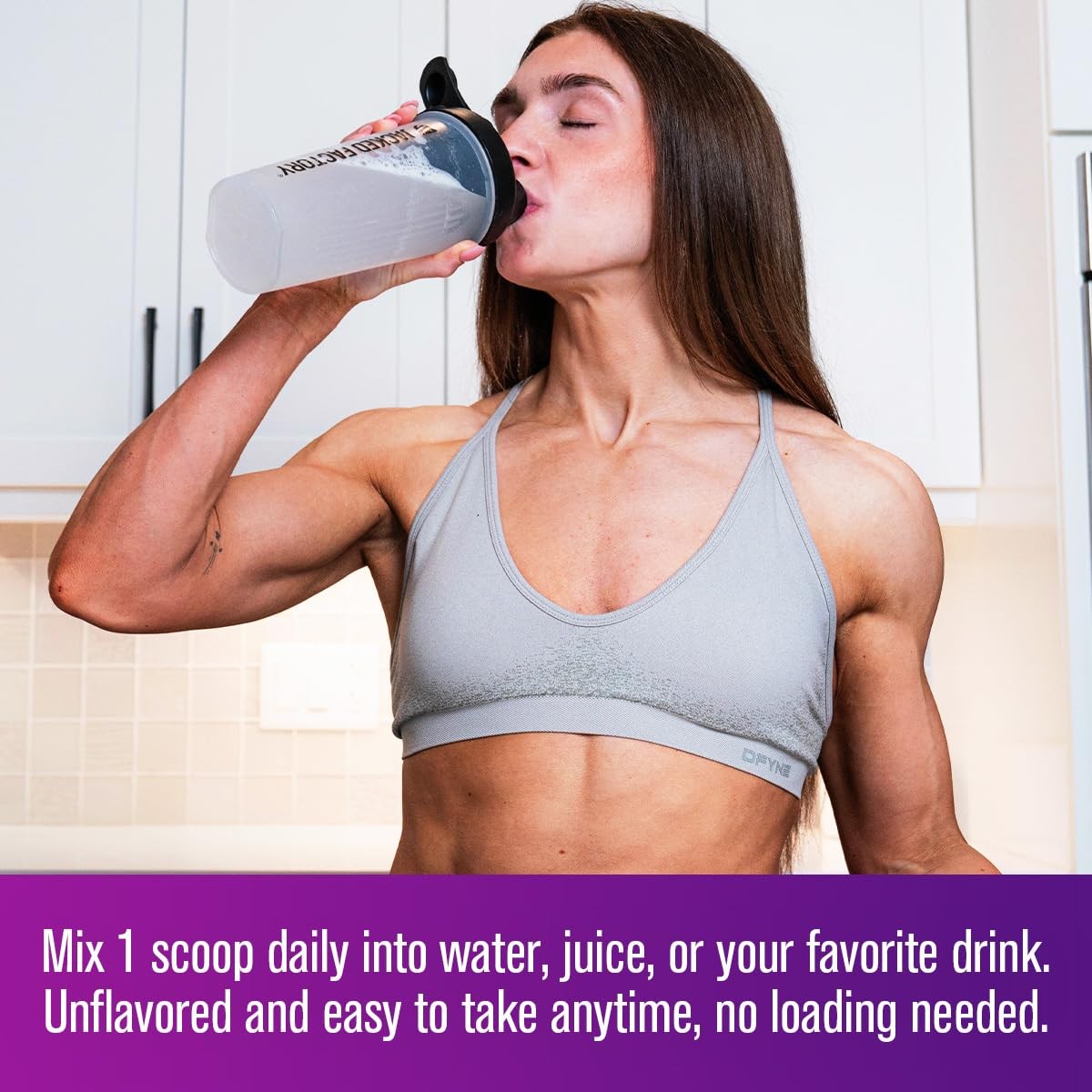Creatine for Women – Creatine Monohydrate with Collagen + Colostrum to Suppor…